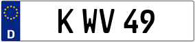 Truck License Plate
